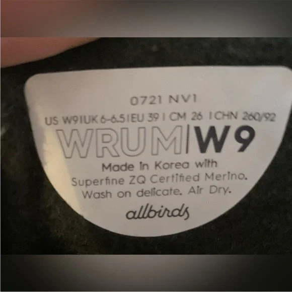 Allbirds Wool Runner Up Mizzle Terra and off white sneaker Boots Size 9 W - Picture 6 of 6